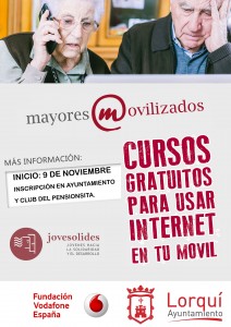 Cartel Cursos Móvil Mayores 
