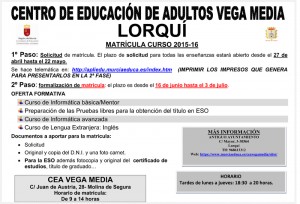 cartel Lorquí