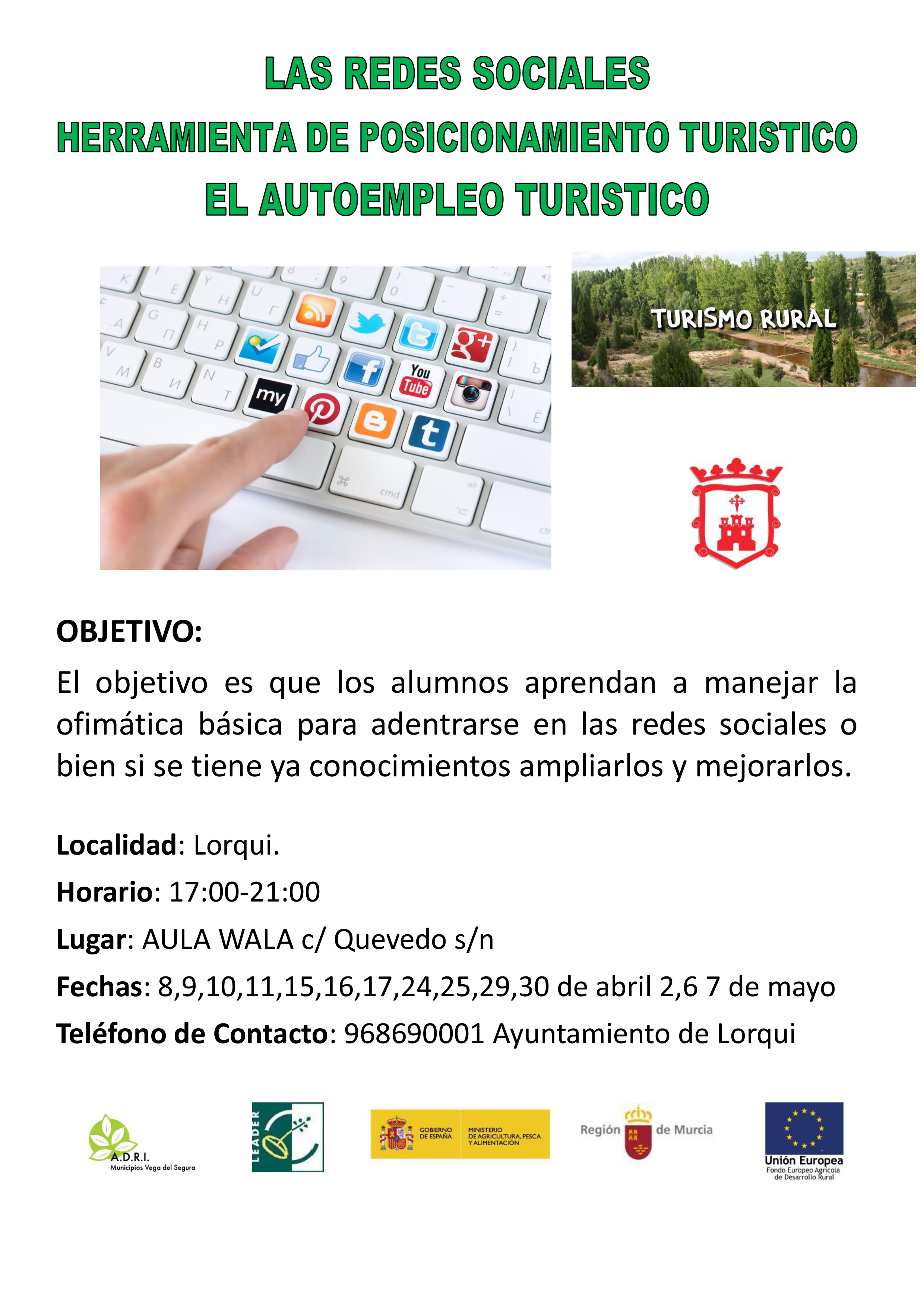 Cartel en word curso informatica