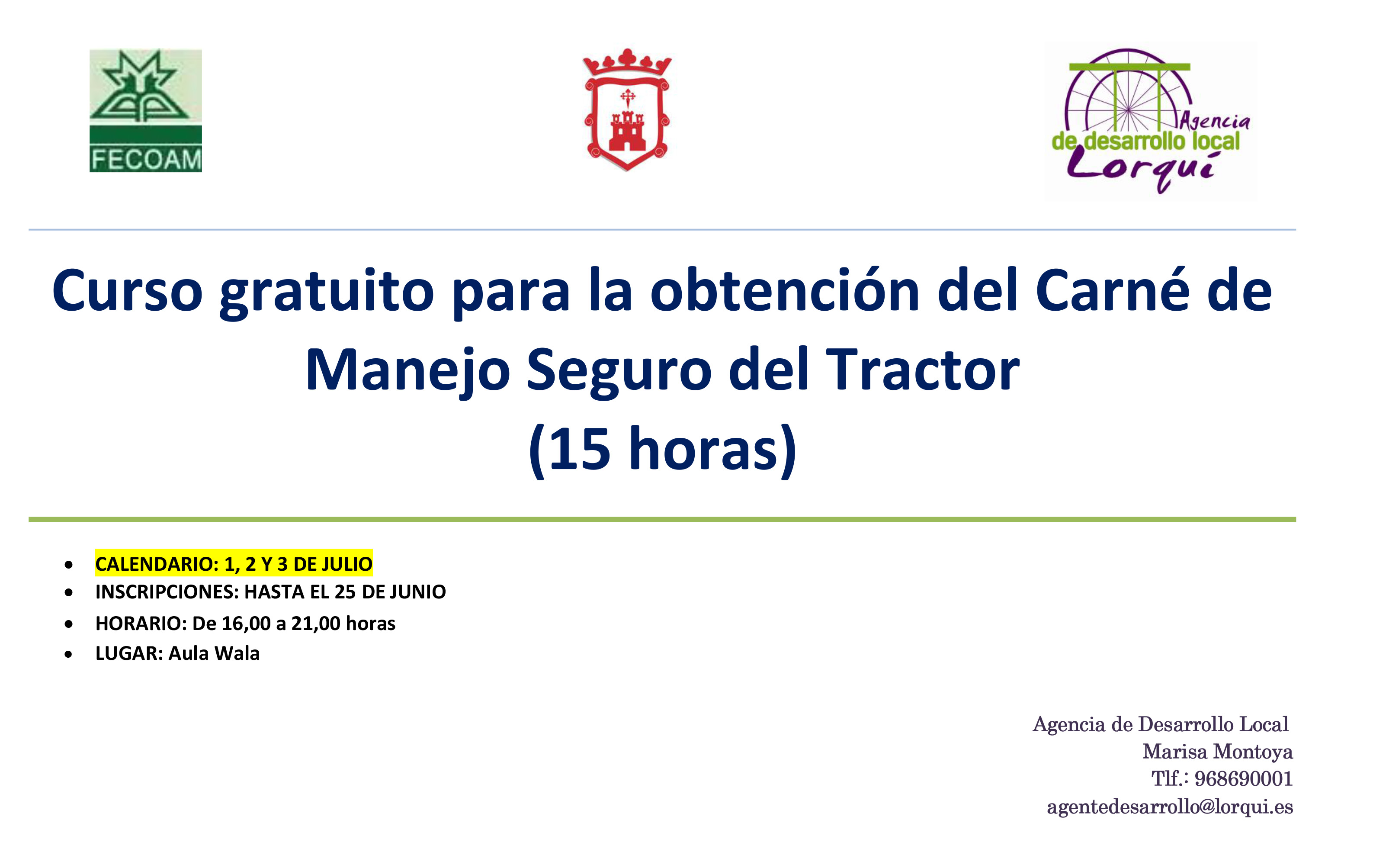 Cartel basico FECOAM TRACTOR