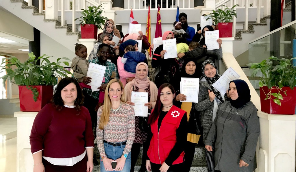 60 vecinos de lorqui provenientes de diferentes paises concluyen su formacion en castellano 60e7f70c05d2d