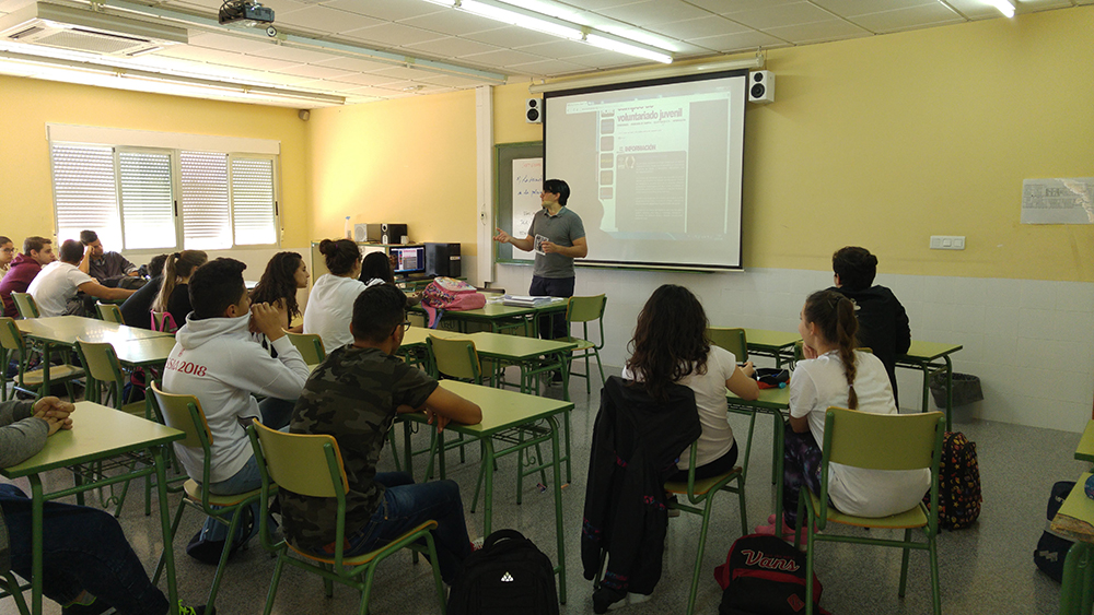 charlas formativas en el ies romano garcia sobre el programa de garantia juvenil 60e7f872a8e54