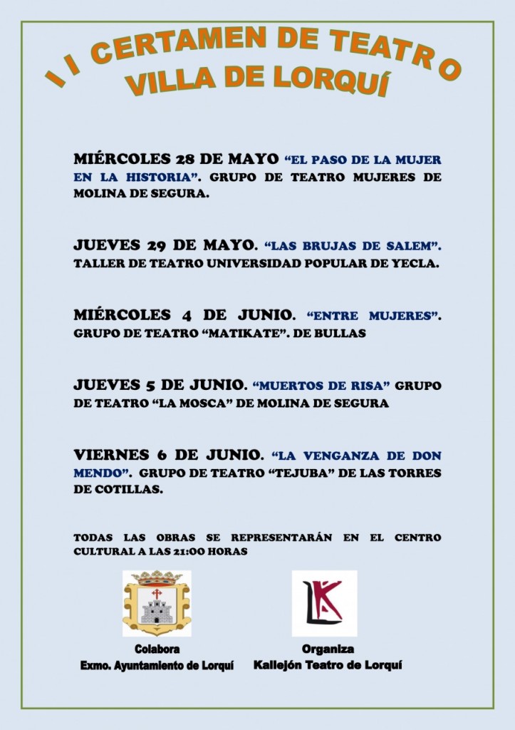 comienza el ii certamen de teatro villa de lorqui 60e8032ee72c6 1
