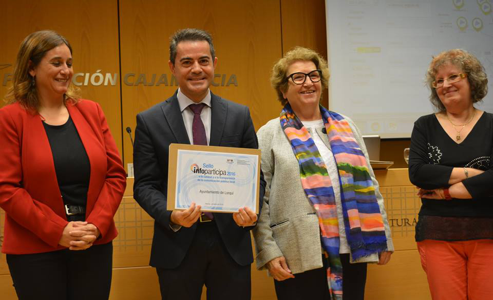el ayuntamiento de lorqui premiado por su labor en transparencia y participacion ciudadana 60e7fd22f0914