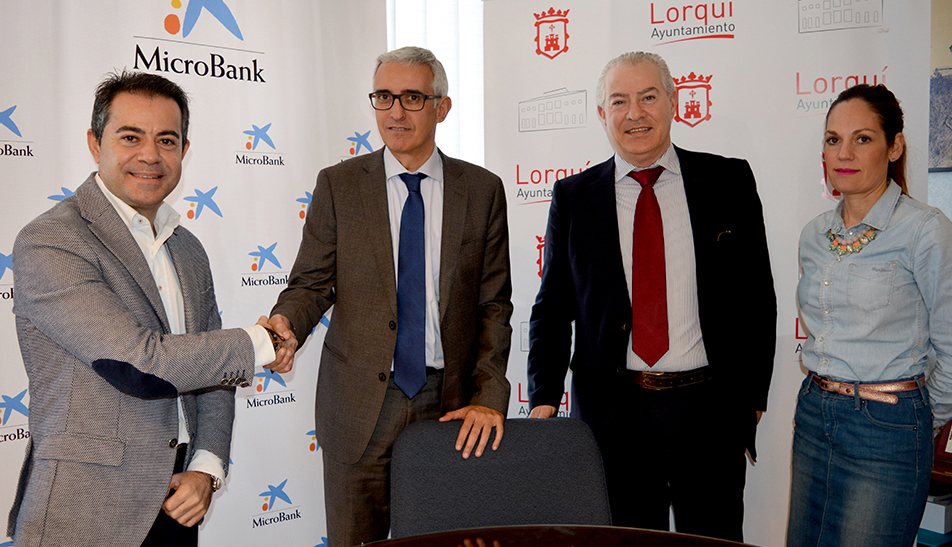 el ayuntamiento de lorqui y microbank suscriben un convenio de colaboracion para incentivar la actividad emprendedora 60e7ff1db8349