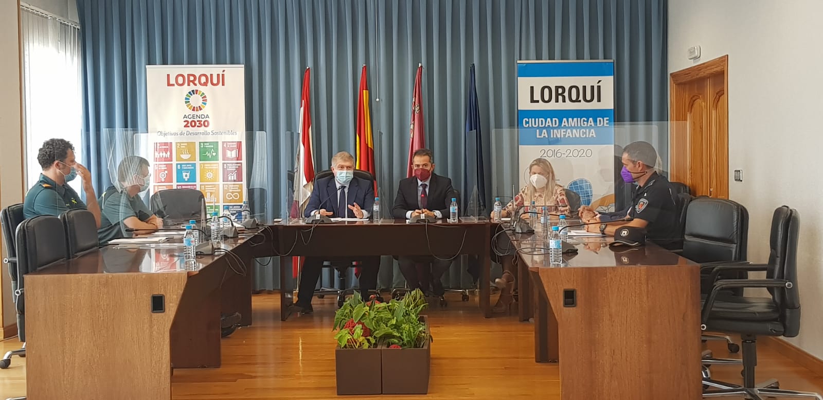 el delegado del gobierno copreside la junta local de seguridad junto al alcalde con motivo de la epoca estival 60e7f1dfaf0b9