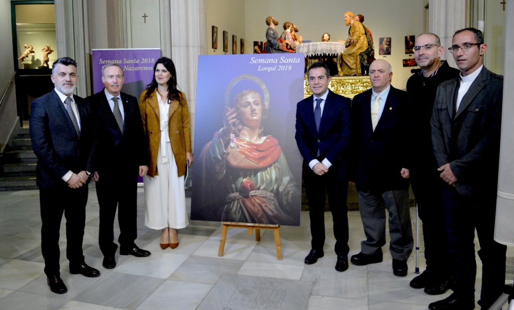 la imagen del joven san juan de francisco liza protagonista del cartel de semana santa de lorqui 60e7f6c91b7e3