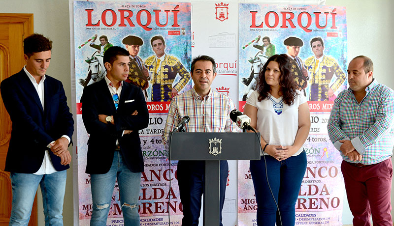 lorqui celebrara una corrida de toros mixta para las fiestas patronales 60e7fe49961f2