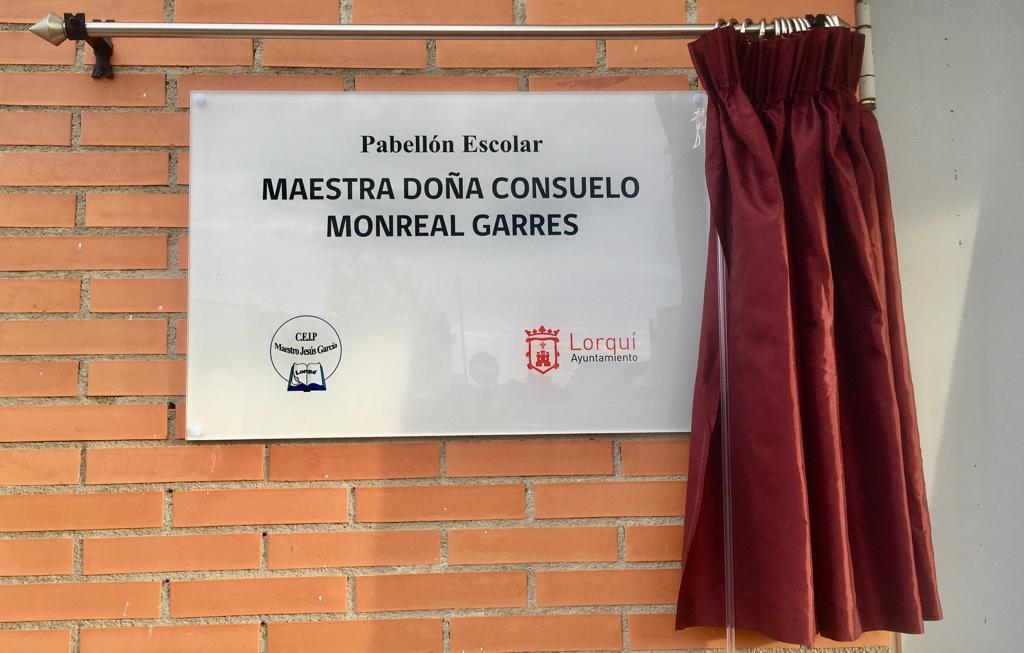 un pabellon de lorqui llevara el nombre de la joven profesora consuelo monreal garres fallecida en 2019 60e7f5d4f127a