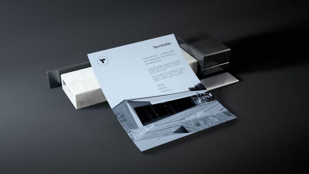 Tarjeta de presentación Lateral Tecnitoldo branding