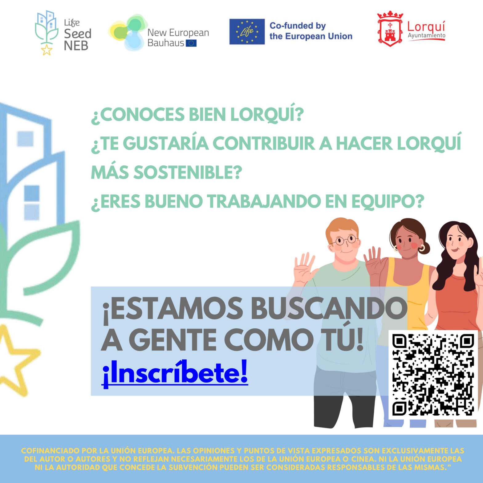 Imagen RRSS Convocatoria SeedNEB Lorqui