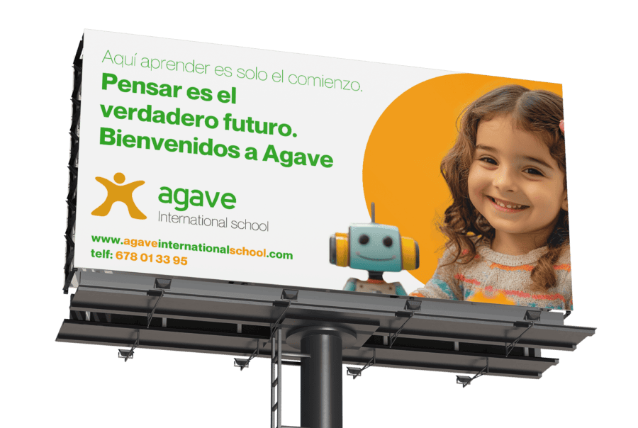 campaña creativa Agave International School