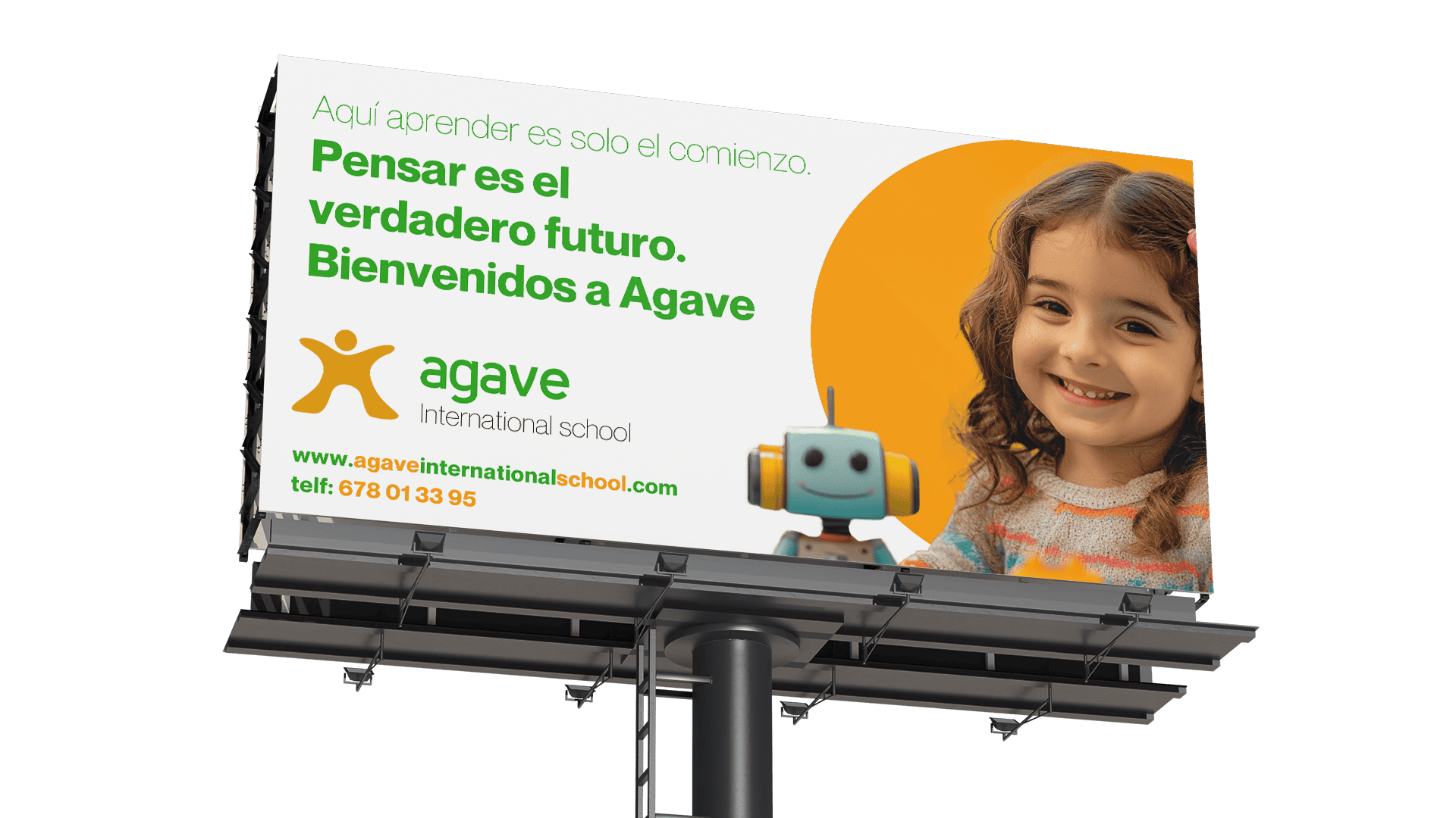 campaña creativa Agave International School