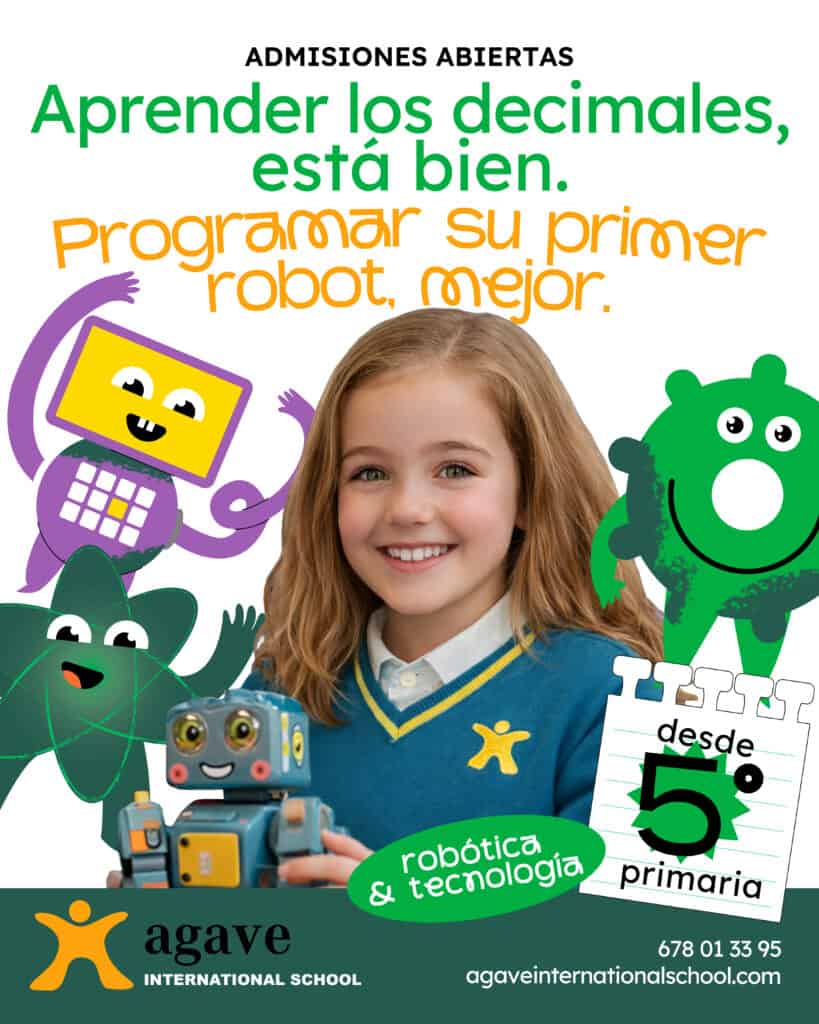 Aprender los decimales en primaria en Agave International School Aprender los decimales, en primaria, en Agave International School, con enfoque en robótica y tecnol.